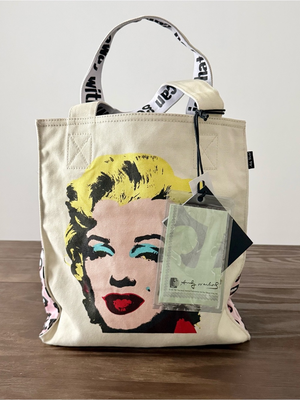 NEW Andy Warhol Pepe Jeans Marilyn Monroe Tote Bag